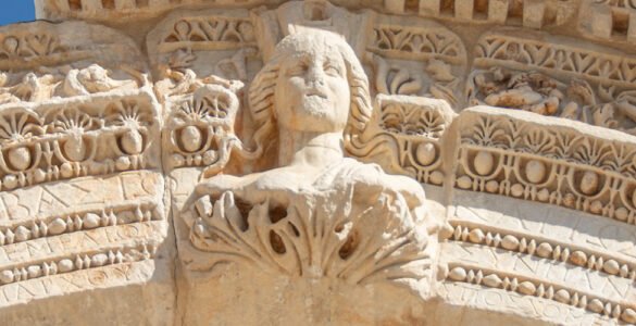 A relief from one of the arches in Ephesus.