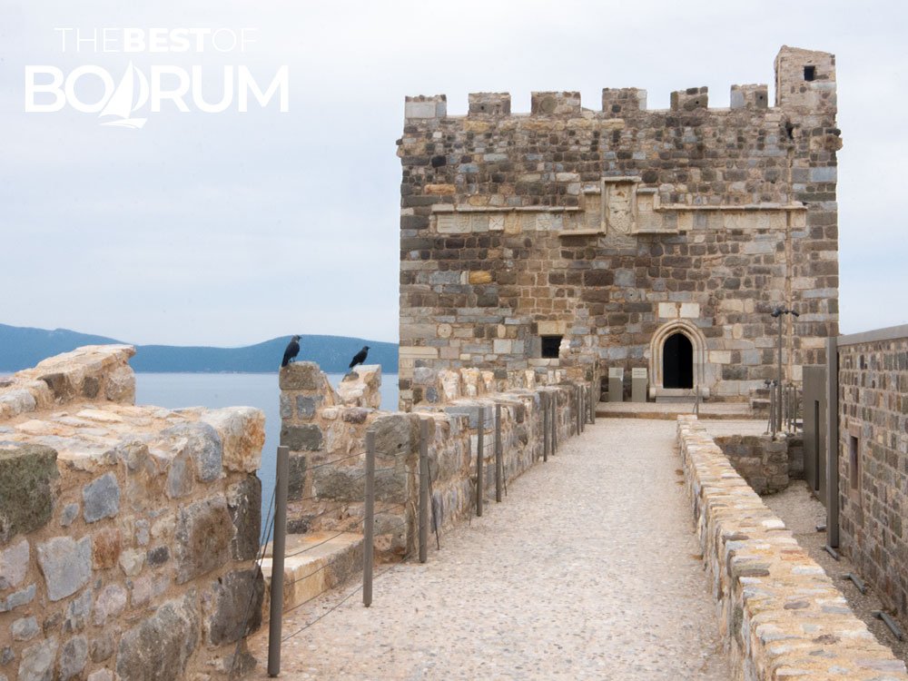 Bodrum Castle’s English Tower, viewed from the castle walls.