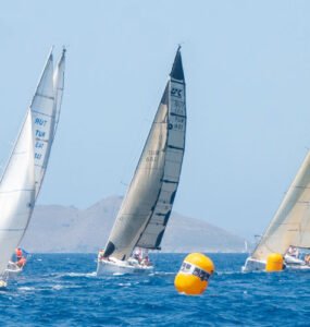 Sailing races on the Aegean Sea during a sunny day, one of the popular Bodrum attractions.
