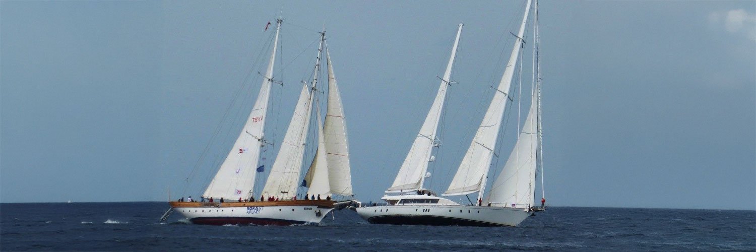 STS Bodrum sailing ship during a race, symbolising the spirit of sailing women in Bodrum.